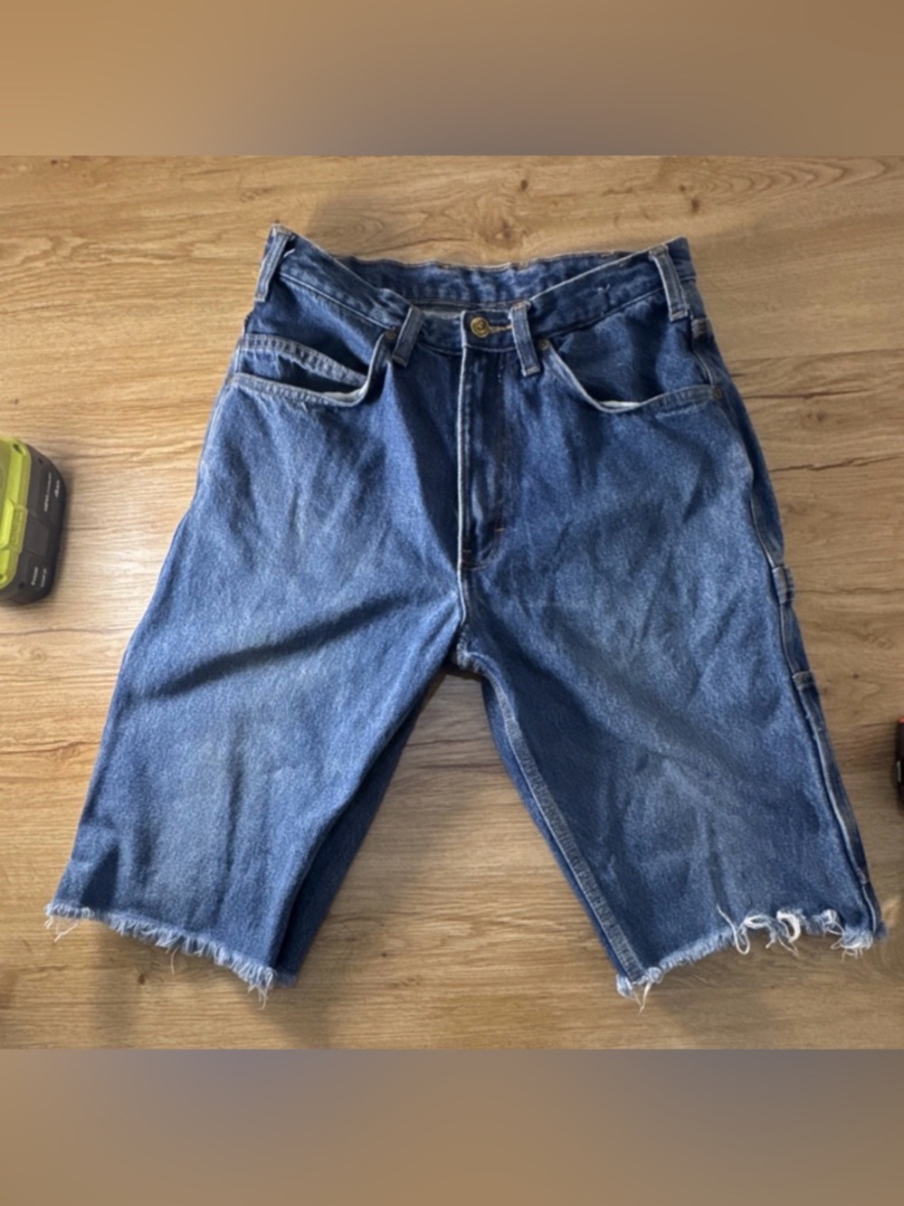 Vintage Ben Davis Men's -  Cotton Denim Carpenter Shorts 12" Inseam - Y2K
